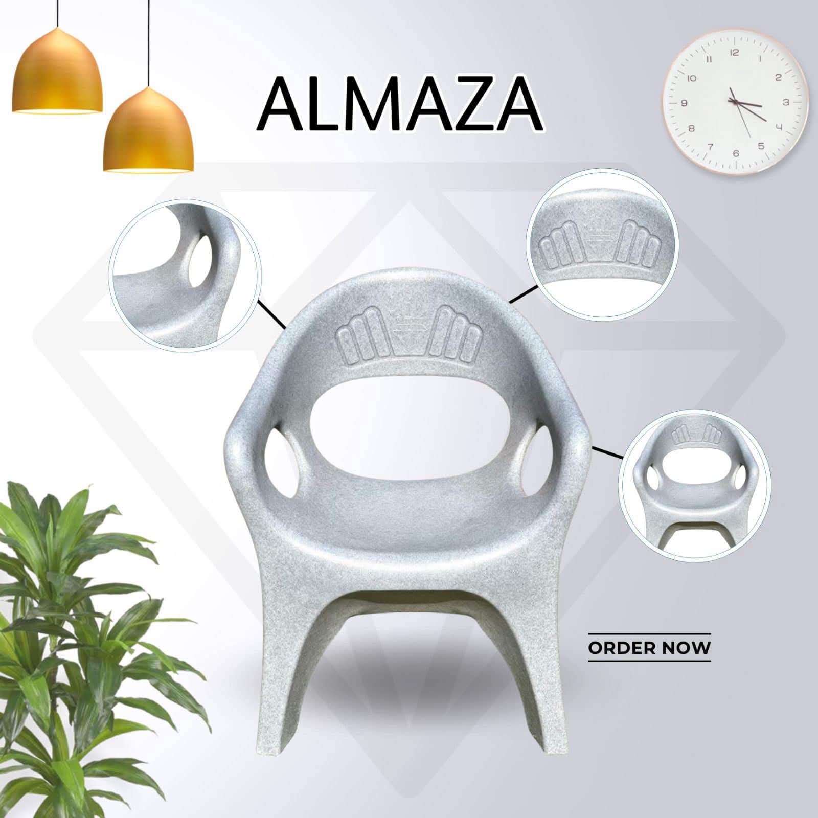 كرسى نفخ وسط الماظة