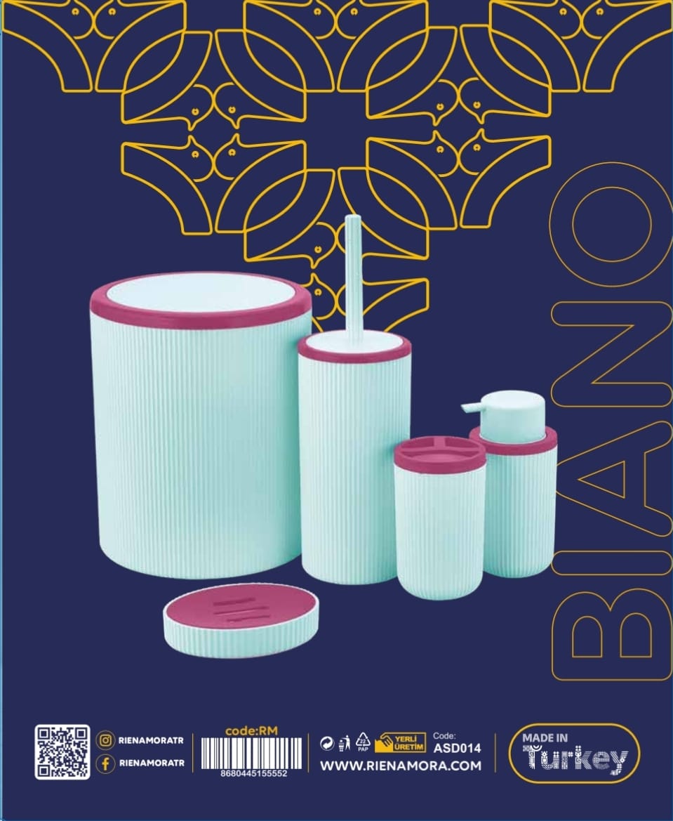 طقم حمام بيانو 5 ق رينامورا تركى